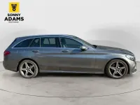 Używany Mercedes C220 AMG line 2018 Szary Kombi