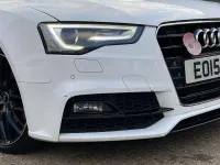 Used Audi A5 Cabriolet S-Line 177 HP (130 kW) 2015 White Cabriolet