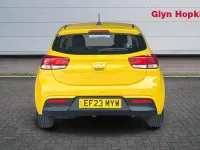 Used Kia Rio 84 HP (61 kW) 2022 Yellow Hatchback