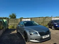 Used Skoda Superb SE L Executive 190 HP (139 kW) 2018 Grey Hatchback