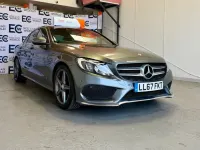 Used Mercedes C220 AMG Line Premium 170 HP (125 kW) 2017 Grey Sedan