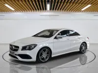 Used Mercedes CLA180 AMG line 122 HP (89 kW) 2018 White Coupe