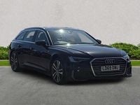 Used Audi A6 S-Line 204 HP (150 kW) 2019 Black Estate