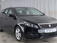 Used Peugeot 308 SW Active 2018 Black Estate