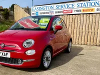 Used Fiat 500 Lounge 69 HP (50 kW) 2017 Red Hatchback