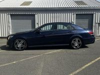 Used Mercedes E220 AMG 177 HP (130 kW) 2016 Blue Sedan