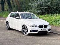 Used BMW 118 Sport Line 136 HP (100 kW) 2018 White Hatchback