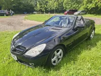 Begagnad Mercedes SLK200 184 HK (135 kW) 2009 Svart Cab