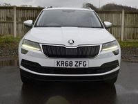 Used Skoda Karoq SE L 115 HP (84 kW) 2018 White SUV