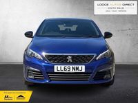 Used Peugeot 308 GT-line 130 HP (95 kW) 2020 Blue Hatchback