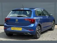 Used VW Polo Life 94 HP (69 kW) 2023 Blue Hatchback