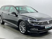 Used VW Passat R-line 150 HP (110 kW) 2018 Black Estate