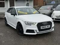 Used Audi A3 S-Line 116 HP (85 kW) 2018 White Sedan