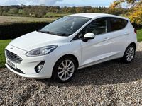 Used Ford Fiesta Titanium 2019 White Hatchback