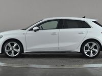 Begagnad Audi A3 S-Line 150 HK (110 kW) 2023 Vit Sedan