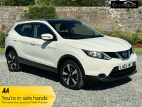 Used Nissan Qashqai N-Connecta 110 HP (80 kW) 2016 White SUV