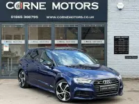 Used Audi S3 Sportback Black Edition 300 HP (220 kW) 2019 Blue Hatchback
