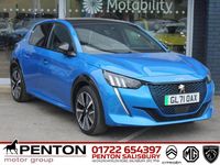 Used Peugeot e-208 Premium 100 kW (136 HP) 2021 Blue Hatchback