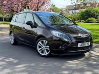 Used Vauxhall Zafira Tourer SRi 140 HP (102 kW) 2016 Brown MPV