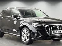 Begagnad Audi Q3 S-Line 150 HK (110 kW) 2019 Svart SUV