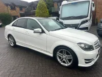 Used Mercedes C180 AMG 156 HP (114 kW) 2013 White Sedan