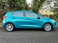 Used Ford Fiesta Zetec 100 HP (73 kW) 2018 Blue Hatchback
