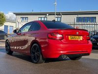 Used BMW 220 Luxury Line 190 HP (139 kW) 2015 Red Coupe