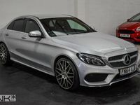 Begagnad Mercedes C220 AMG line 170 HK (125 kW) 2014 Silver Sedan