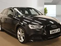 Used Audi A3 Sportback S-Line 150 HP (110 kW) 2019 Black Hatchback
