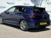 Used VW Golf VIII R-line 150 HP (110 kW) 2021 Blue Hatchback