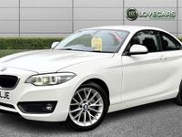 Used BMW 218 Comfort Edition 136 HP (100 kW) 2018 White Coupe