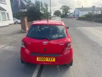 Used Toyota Yaris 90 HP (66 kW) 2010 Red Hatchback