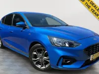 Used Ford Focus ST-Line 120 HP (88 kW) 2019 Blue Hatchback