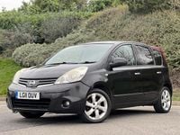 Used Nissan Note Tekna 110 HP (80 kW) 2011 Black Hatchback