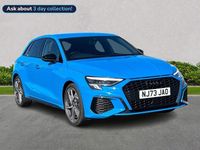 Used Audi A3 Sportback Black Edition 150 HP (110 kW) 2023 Blue Hatchback