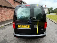 Used VW Caddy Highline 102 HP (75 kW) 2017 Black MPV