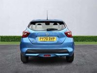 Usado Nissan Micra Acenta 2021 Azul Citadino