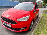 Used Ford C-MAX Zetec 120 HP (88 kW) 2015 Red MPV