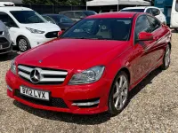 Used Mercedes C180 Sport Edition 2012 Red Coupe