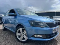 Used Skoda Fabia SE L 110 HP (80 kW) 2017 Blue Hatchback