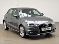 Usado Audi A1 S-Line 125 HP (91 kW) 2018 Cinzento Citadino