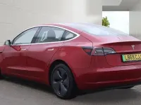 Used Tesla Model 3 Standard Range 239 kW (325 HP) 2019 Red Sedan