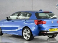 Used BMW 118 M Sport 134 HP (98 kW) 2017 Blue Hatchback