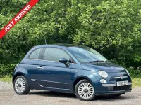 Used Fiat 500 Lounge 69 HP (50 kW) 2013 Blue Hatchback
