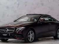 Used Mercedes E220 AMG Line Premium Plus 194 HP (142 kW) 2018 Red Coupe