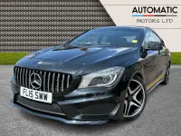 Used Mercedes CLA180 AMG 122 HP (89 kW) 2015 Black Coupe
