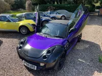 Used Smart Roadster 80 HP (58 kW) 2004 Black Cabriolet