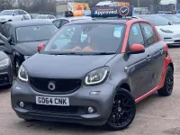 Used Smart ForFour Edition #1 71 HP (52 kW) 2015 Grey Hatchback