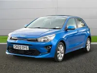 Used Kia Rio 120 HP (88 kW) 2022 Blue Hatchback