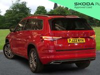 Used Skoda Kodiaq LAURIN & KLEMENT 150 HP (110 kW) 2022 Velvet red metallic SUV